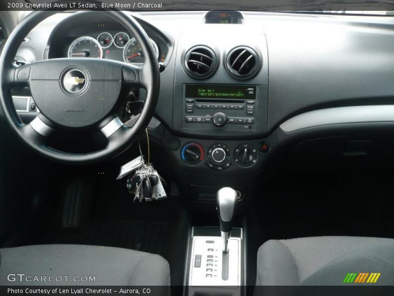 Blue Moon / Charcoal 2009 Chevrolet Aveo LT Sedan