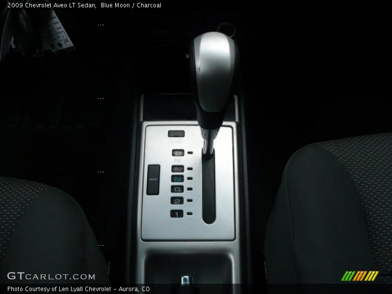 Blue Moon / Charcoal 2009 Chevrolet Aveo LT Sedan