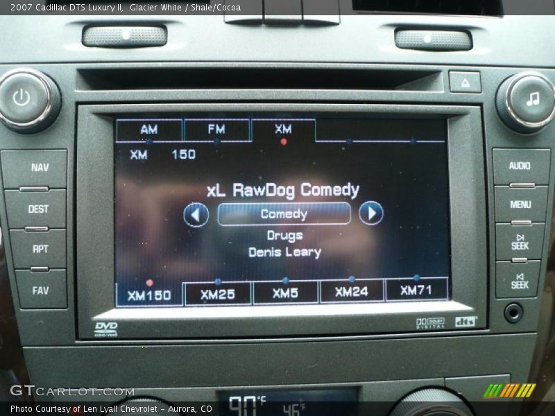 Glacier White / Shale/Cocoa 2007 Cadillac DTS Luxury II