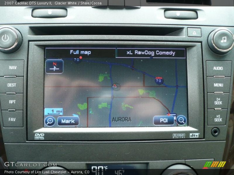 Glacier White / Shale/Cocoa 2007 Cadillac DTS Luxury II