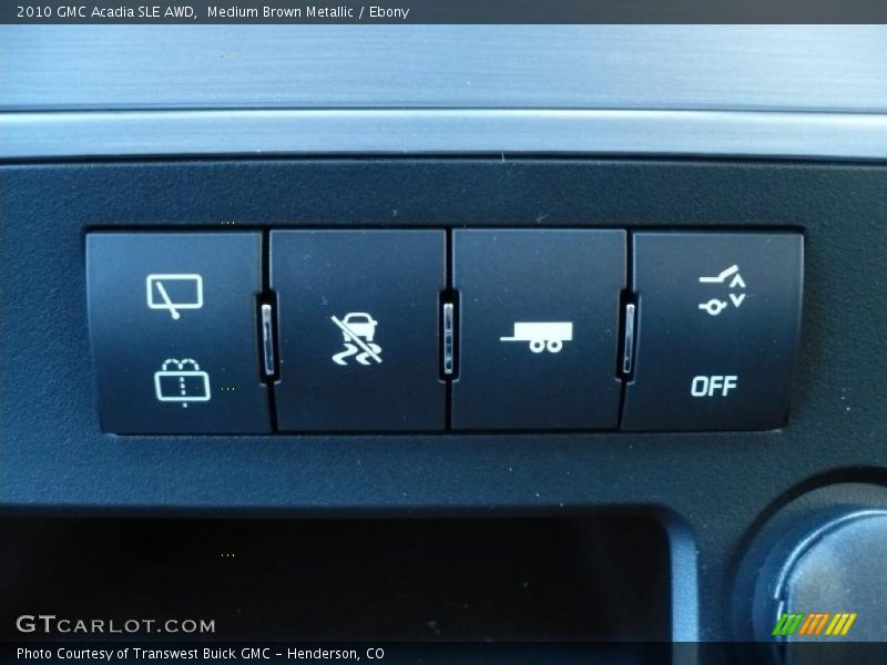 Medium Brown Metallic / Ebony 2010 GMC Acadia SLE AWD