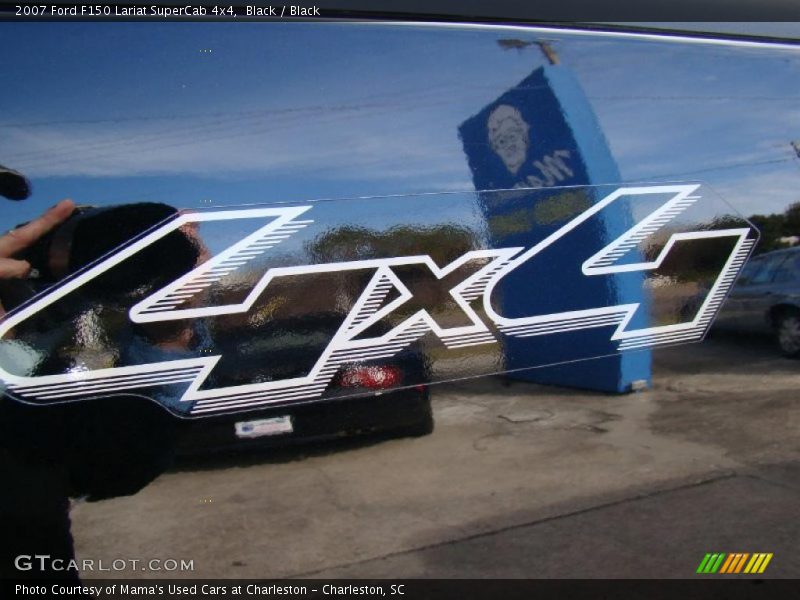 Black / Black 2007 Ford F150 Lariat SuperCab 4x4
