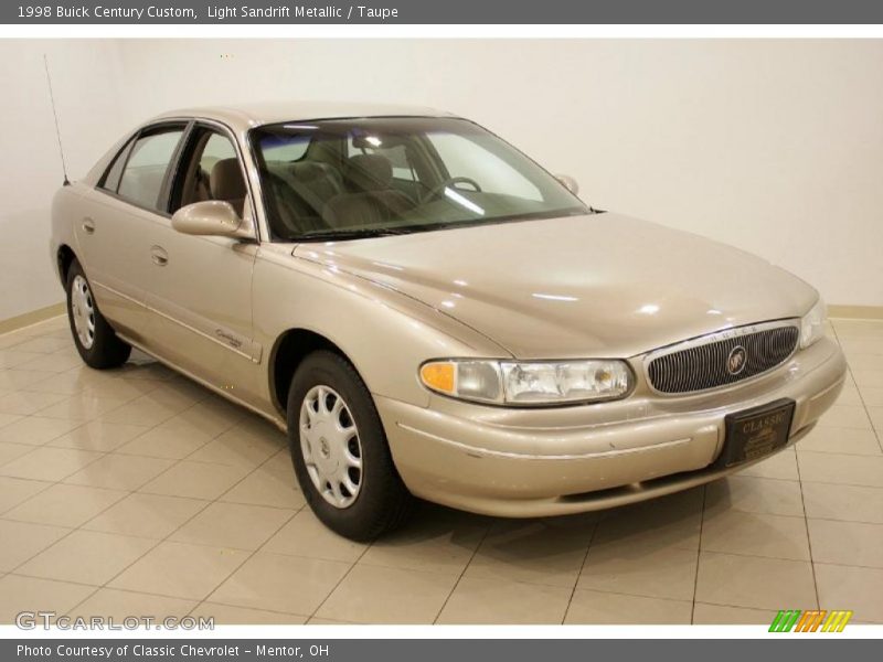 Light Sandrift Metallic / Taupe 1998 Buick Century Custom