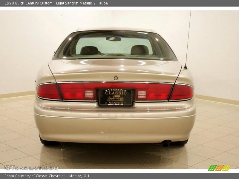 Light Sandrift Metallic / Taupe 1998 Buick Century Custom