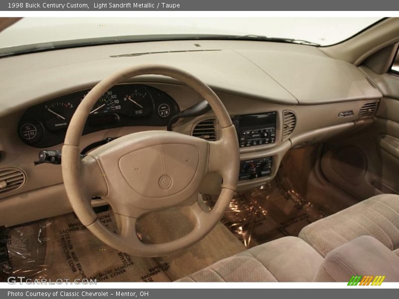 Light Sandrift Metallic / Taupe 1998 Buick Century Custom