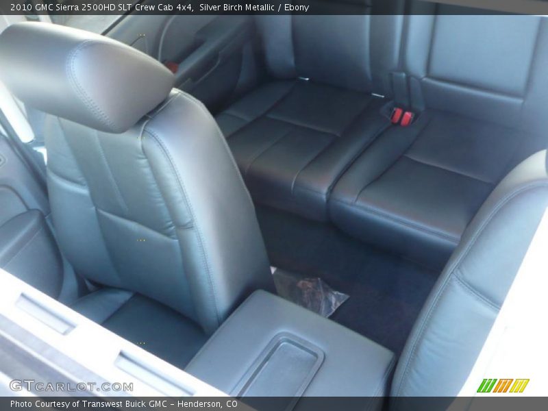Silver Birch Metallic / Ebony 2010 GMC Sierra 2500HD SLT Crew Cab 4x4