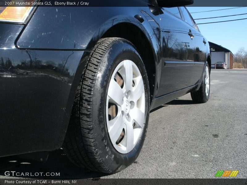 Ebony Black / Gray 2007 Hyundai Sonata GLS