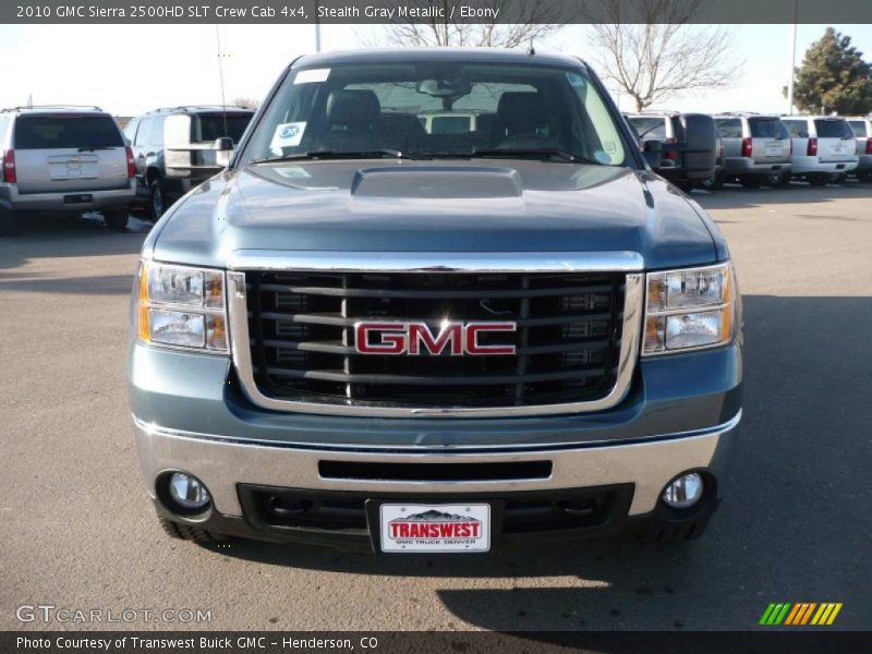 Stealth Gray Metallic / Ebony 2010 GMC Sierra 2500HD SLT Crew Cab 4x4