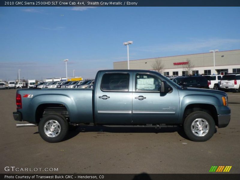 Stealth Gray Metallic / Ebony 2010 GMC Sierra 2500HD SLT Crew Cab 4x4
