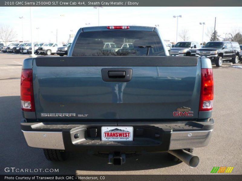 Stealth Gray Metallic / Ebony 2010 GMC Sierra 2500HD SLT Crew Cab 4x4