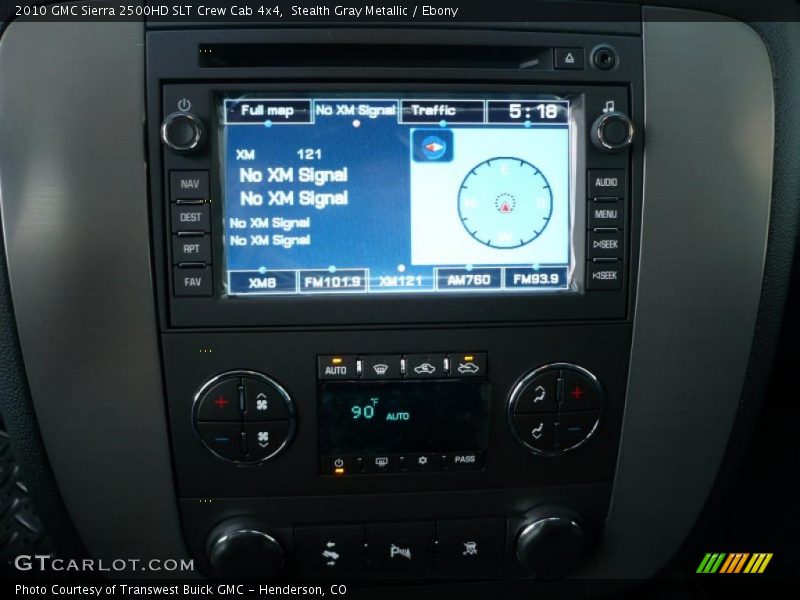 Stealth Gray Metallic / Ebony 2010 GMC Sierra 2500HD SLT Crew Cab 4x4