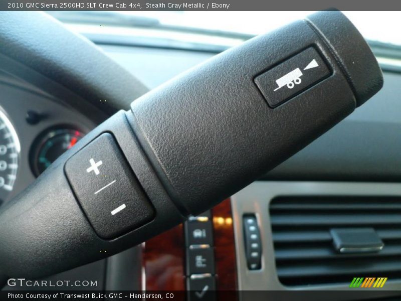 Stealth Gray Metallic / Ebony 2010 GMC Sierra 2500HD SLT Crew Cab 4x4