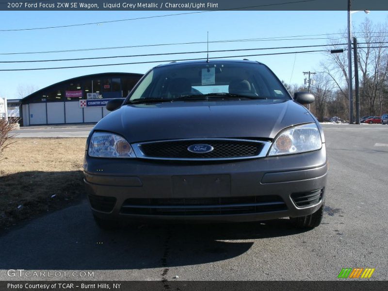 Liquid Grey Metallic / Charcoal/Light Flint 2007 Ford Focus ZXW SE Wagon