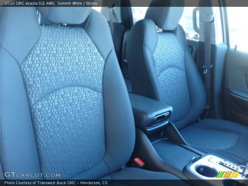 Summit White / Ebony 2010 GMC Acadia SLE AWD