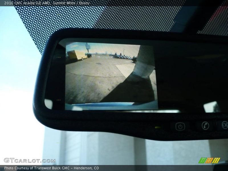 Summit White / Ebony 2010 GMC Acadia SLE AWD