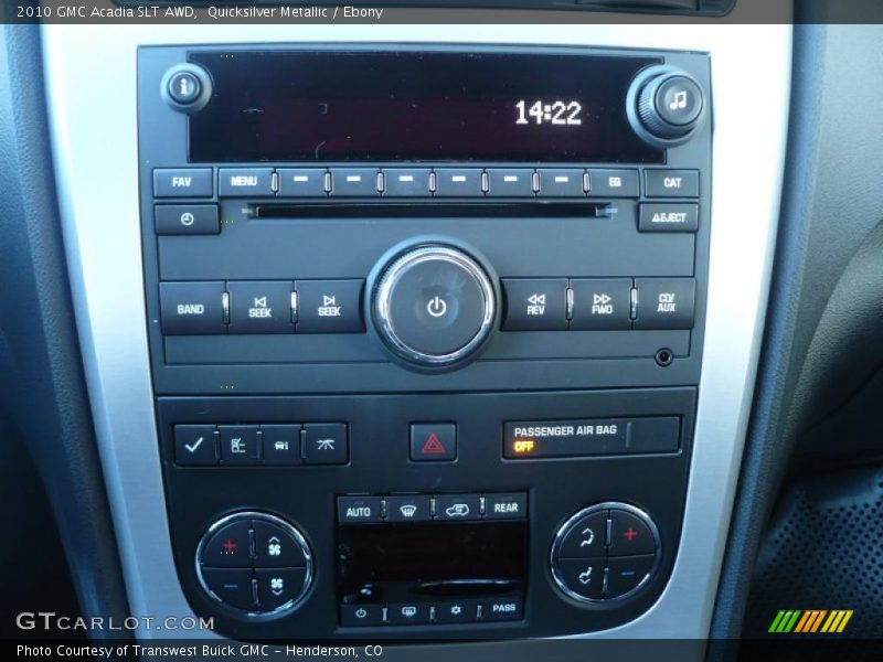 Quicksilver Metallic / Ebony 2010 GMC Acadia SLT AWD