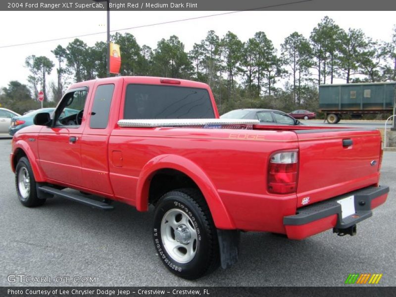 Bright Red / Medium Dark Flint 2004 Ford Ranger XLT SuperCab