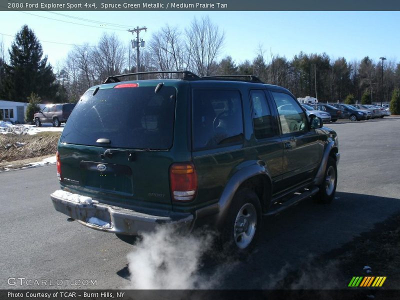 Spruce Green Metallic / Medium Prairie Tan 2000 Ford Explorer Sport 4x4