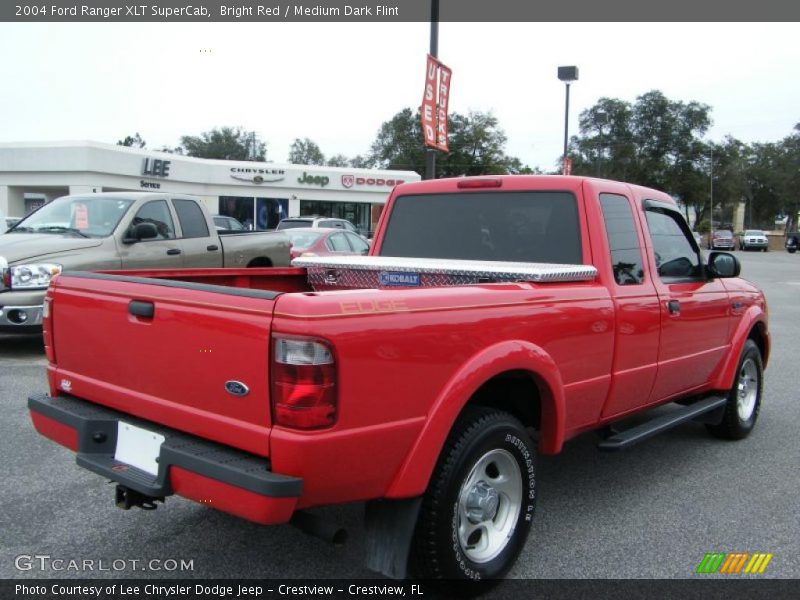 Bright Red / Medium Dark Flint 2004 Ford Ranger XLT SuperCab