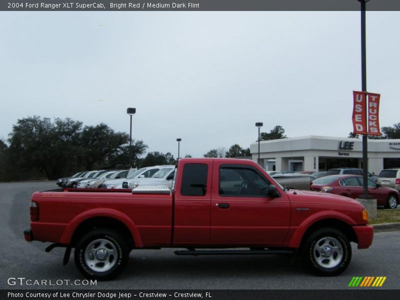 Bright Red / Medium Dark Flint 2004 Ford Ranger XLT SuperCab