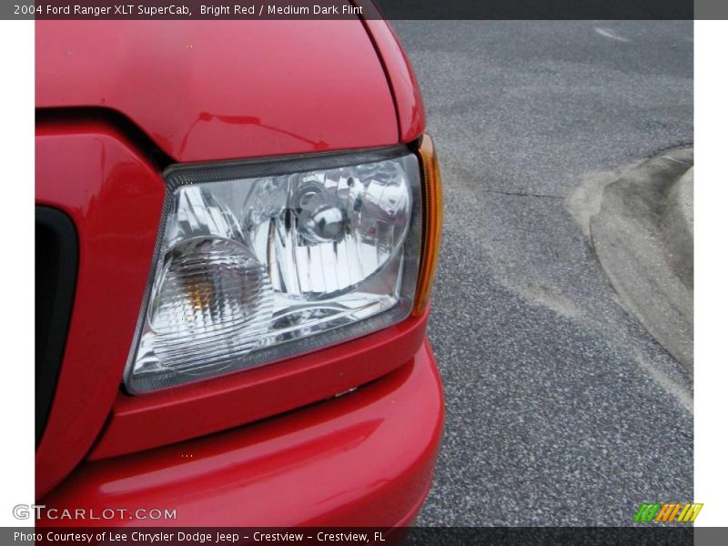 Bright Red / Medium Dark Flint 2004 Ford Ranger XLT SuperCab