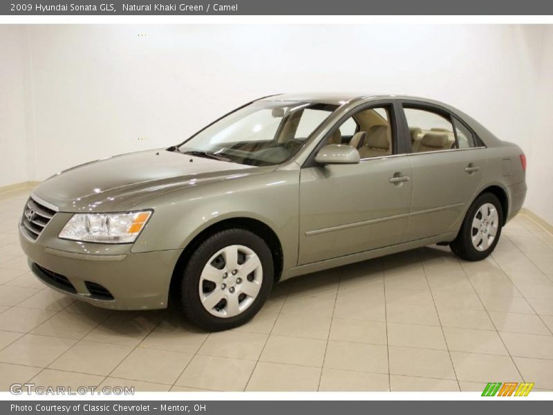 Natural Khaki Green / Camel 2009 Hyundai Sonata GLS