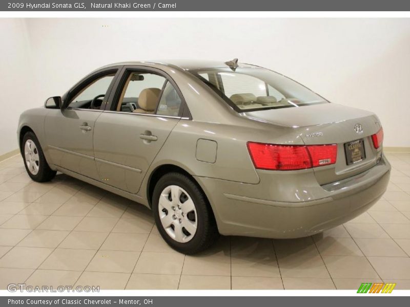Natural Khaki Green / Camel 2009 Hyundai Sonata GLS