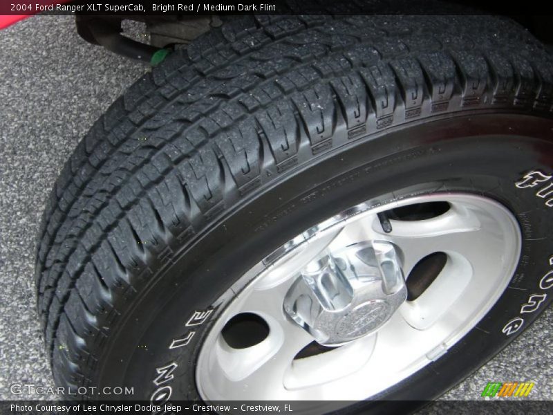 Bright Red / Medium Dark Flint 2004 Ford Ranger XLT SuperCab