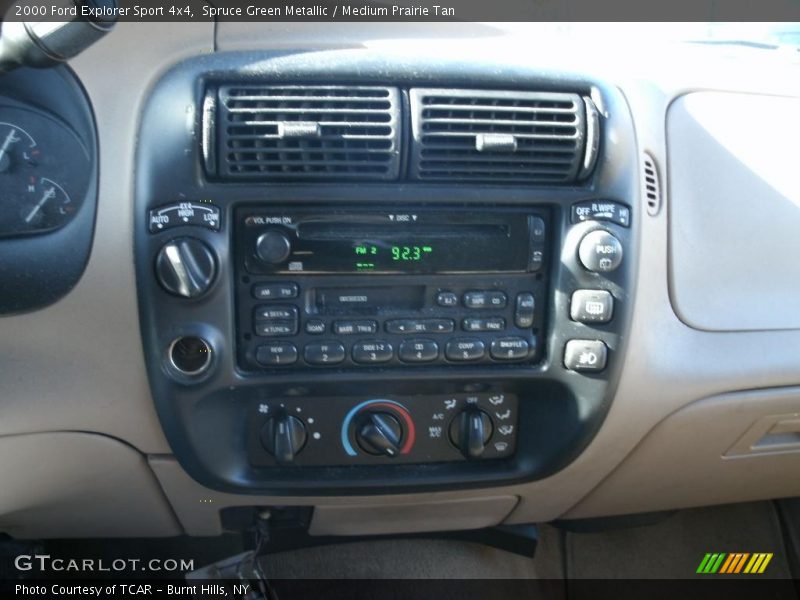 Spruce Green Metallic / Medium Prairie Tan 2000 Ford Explorer Sport 4x4