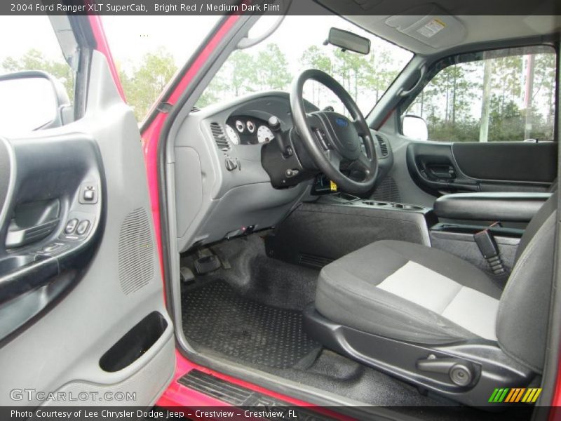 Bright Red / Medium Dark Flint 2004 Ford Ranger XLT SuperCab