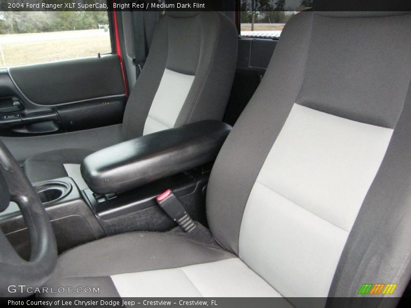 Bright Red / Medium Dark Flint 2004 Ford Ranger XLT SuperCab