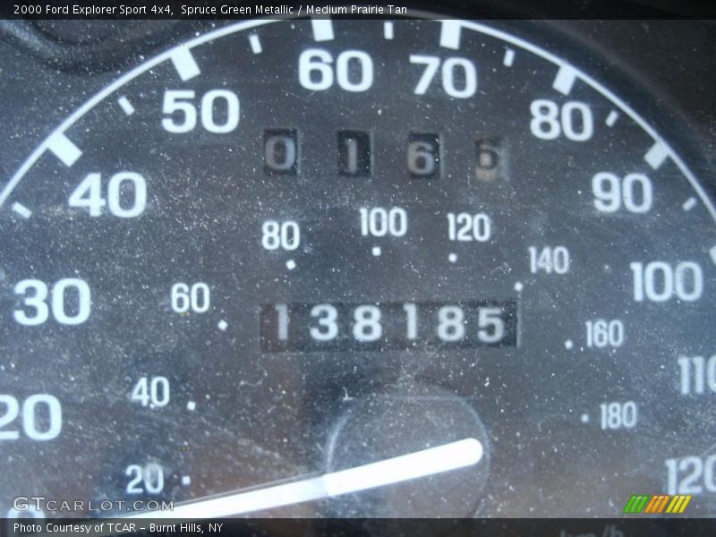 Spruce Green Metallic / Medium Prairie Tan 2000 Ford Explorer Sport 4x4