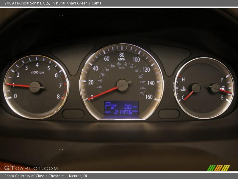 Natural Khaki Green / Camel 2009 Hyundai Sonata GLS