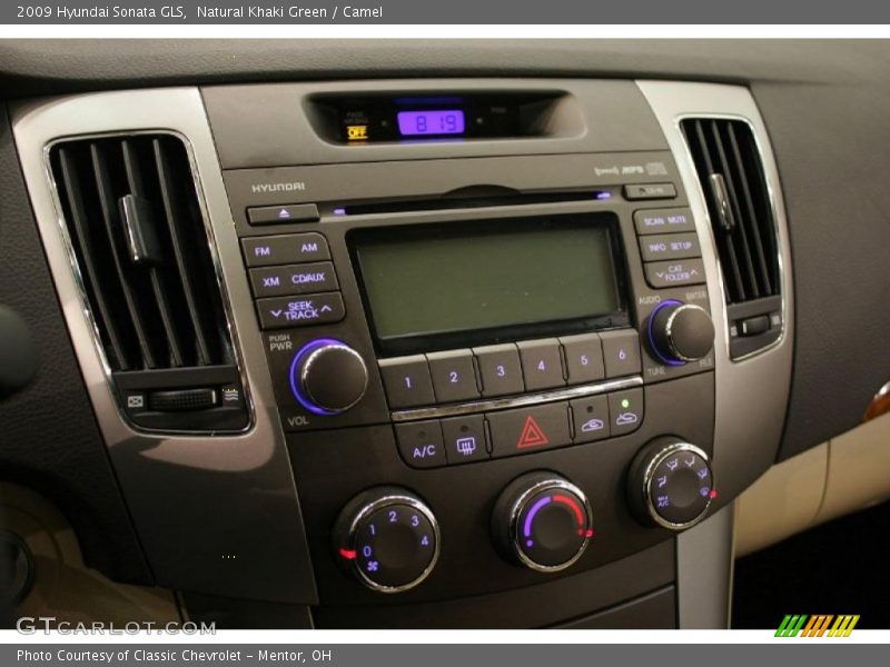 Natural Khaki Green / Camel 2009 Hyundai Sonata GLS
