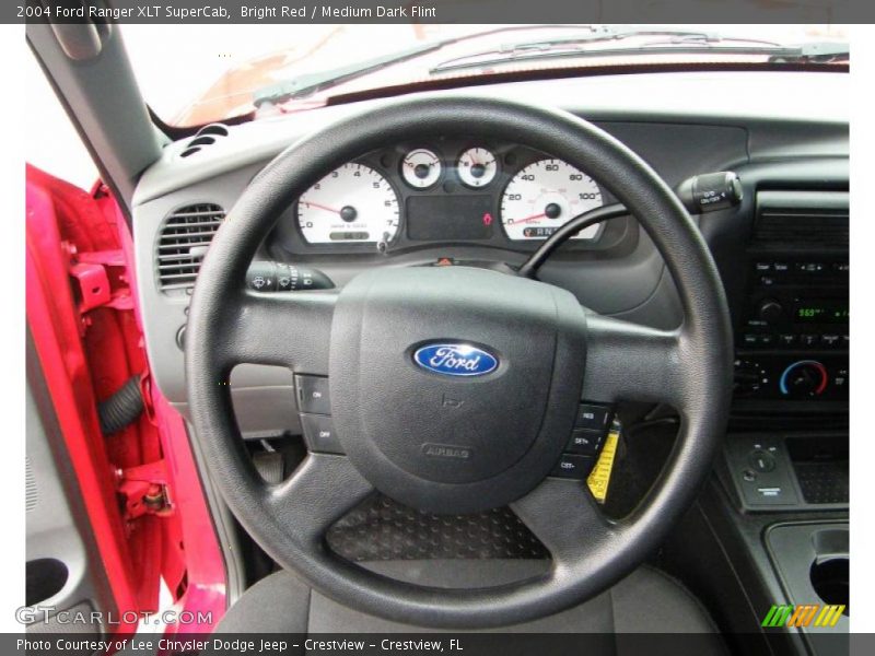 Bright Red / Medium Dark Flint 2004 Ford Ranger XLT SuperCab