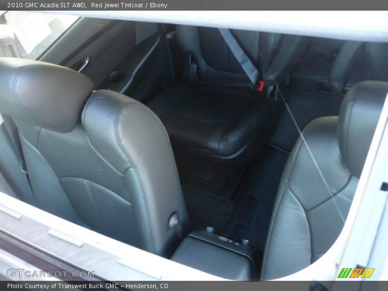 Red Jewel Tintcoat / Ebony 2010 GMC Acadia SLT AWD