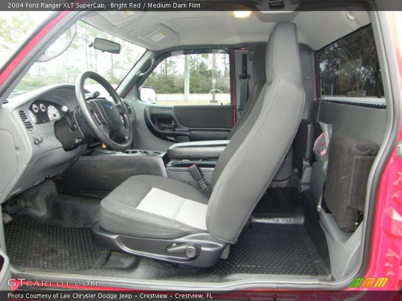 Bright Red / Medium Dark Flint 2004 Ford Ranger XLT SuperCab