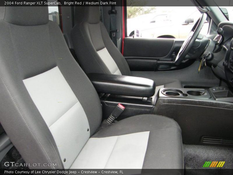 Bright Red / Medium Dark Flint 2004 Ford Ranger XLT SuperCab