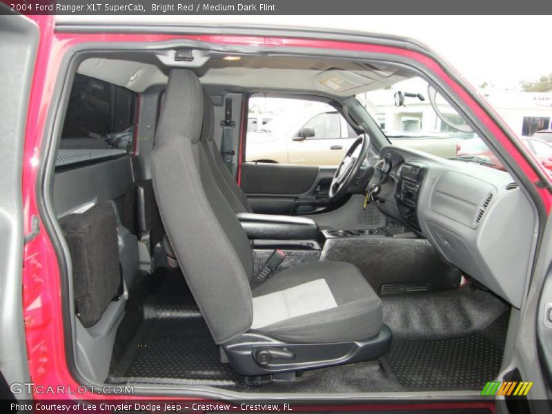 Bright Red / Medium Dark Flint 2004 Ford Ranger XLT SuperCab