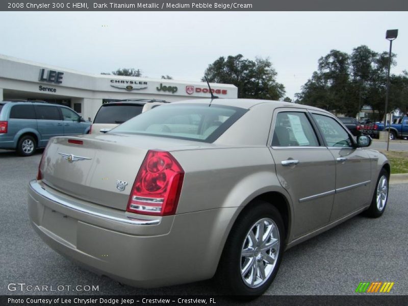 Dark Titanium Metallic / Medium Pebble Beige/Cream 2008 Chrysler 300 C HEMI