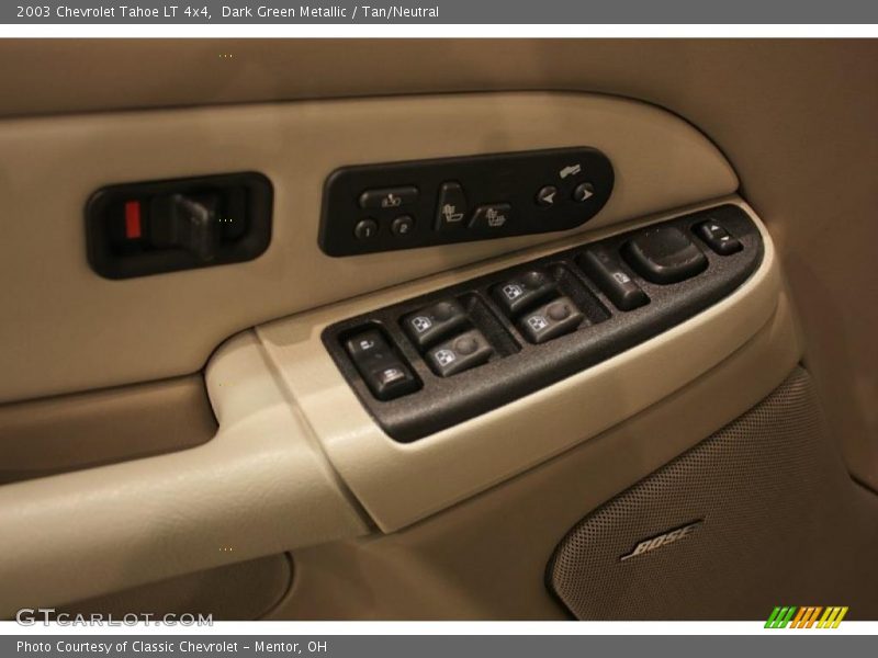 Dark Green Metallic / Tan/Neutral 2003 Chevrolet Tahoe LT 4x4
