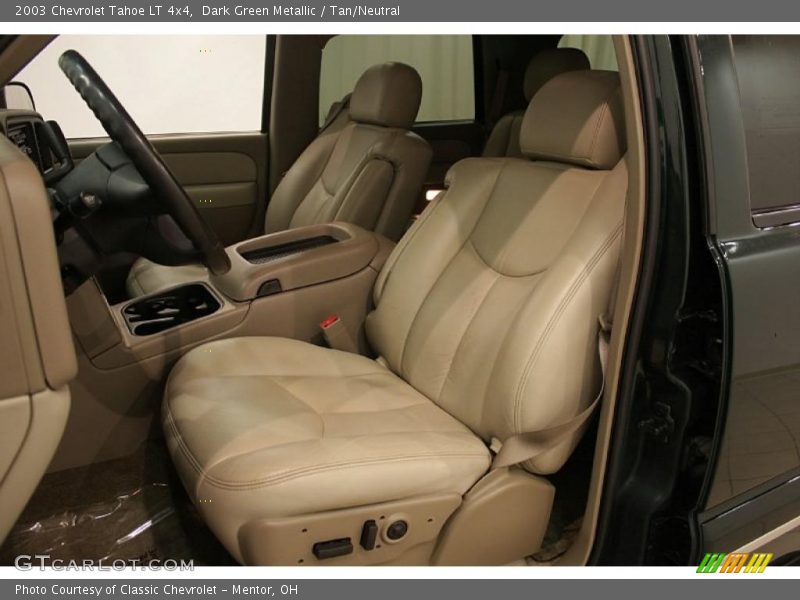 Dark Green Metallic / Tan/Neutral 2003 Chevrolet Tahoe LT 4x4