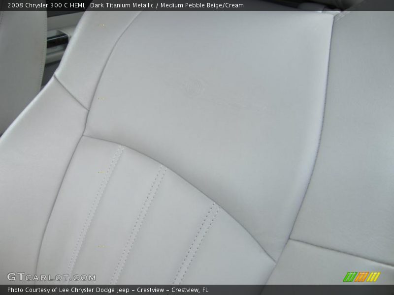 Dark Titanium Metallic / Medium Pebble Beige/Cream 2008 Chrysler 300 C HEMI