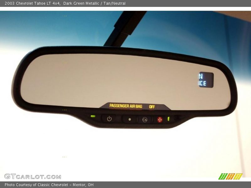 Dark Green Metallic / Tan/Neutral 2003 Chevrolet Tahoe LT 4x4