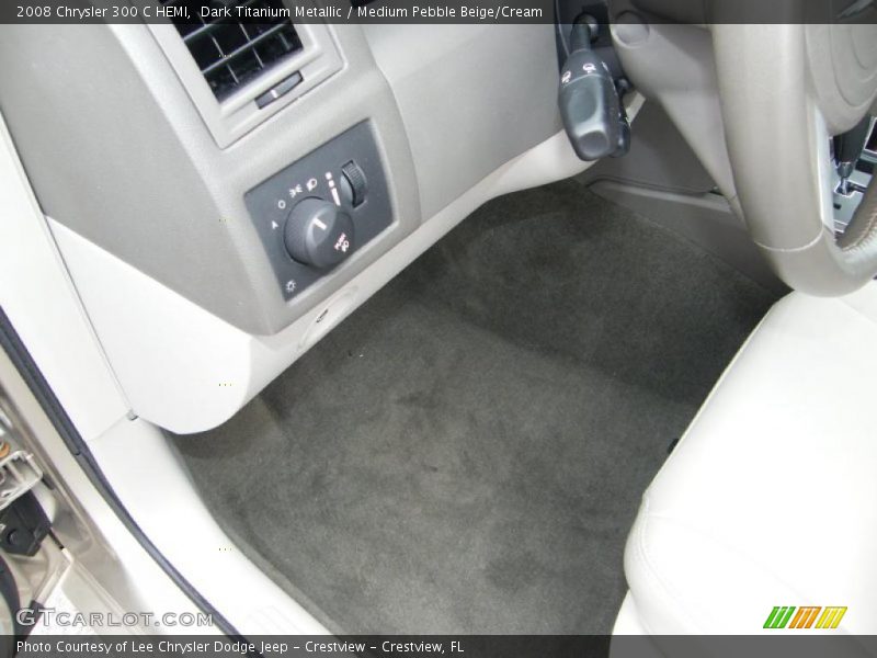 Dark Titanium Metallic / Medium Pebble Beige/Cream 2008 Chrysler 300 C HEMI