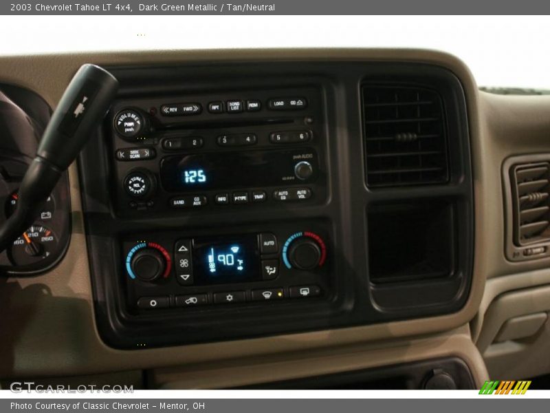 Dark Green Metallic / Tan/Neutral 2003 Chevrolet Tahoe LT 4x4