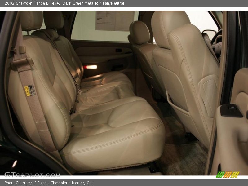 Dark Green Metallic / Tan/Neutral 2003 Chevrolet Tahoe LT 4x4