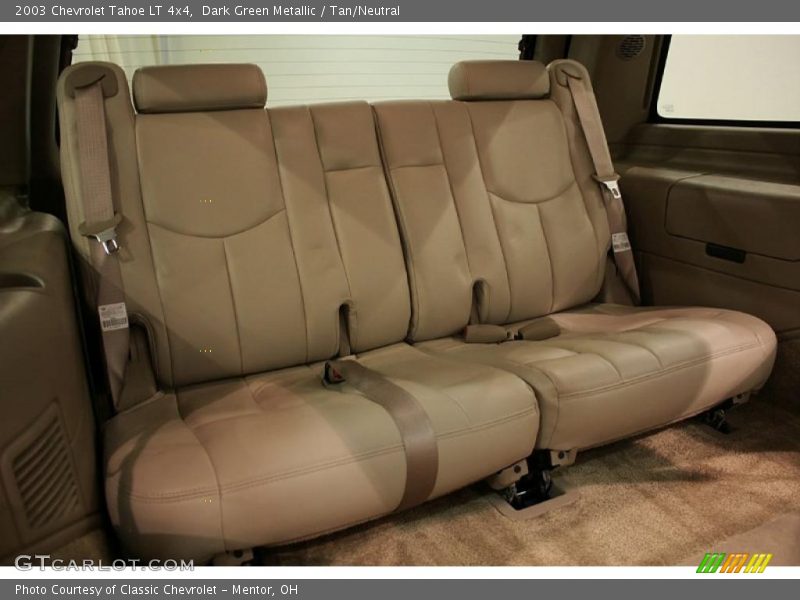 Dark Green Metallic / Tan/Neutral 2003 Chevrolet Tahoe LT 4x4