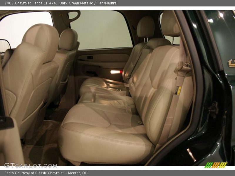 Dark Green Metallic / Tan/Neutral 2003 Chevrolet Tahoe LT 4x4