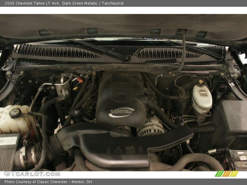 Dark Green Metallic / Tan/Neutral 2003 Chevrolet Tahoe LT 4x4
